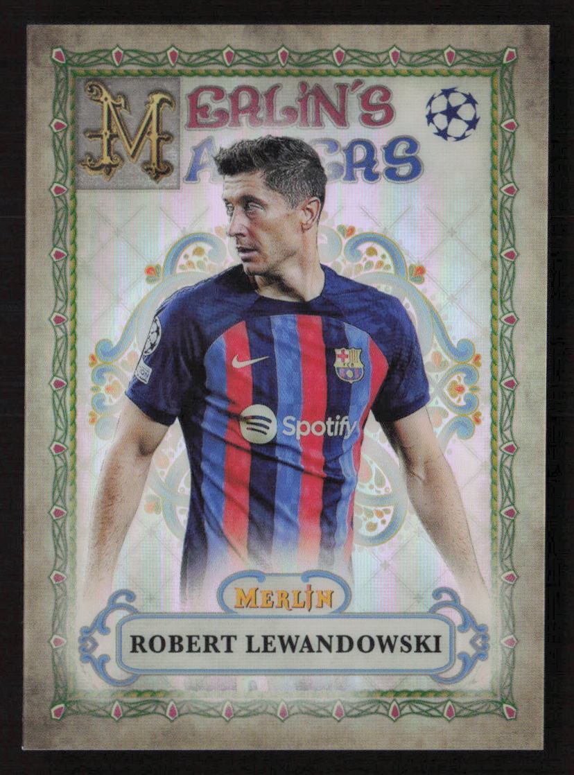 2023 Topps Chrome ROBERT LEWANDOWSKI #G-6 UEFA Champions League