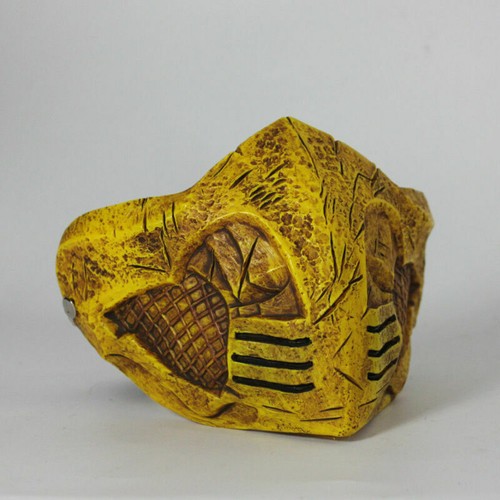 Mortal Kombat X Cosplay Scorpion Mask PVC Halloween Masquerade Mask Party Props - Picture 3 of 7