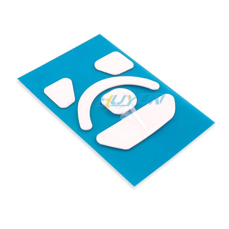 2 Sets White Rounded Curved Edges Mouse Feet Skates for Razer Basilisk V3 Pro - Image 2 of 4