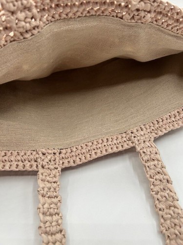 ELLE Raffia Crochet Tote Bag - Picture 4 of 4