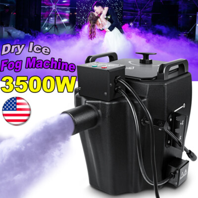 #ad #ad DJ Stage Effect Dry Ice Fog Machine Low Smoke Machine 3500W For Wedding Xmas US $179.99