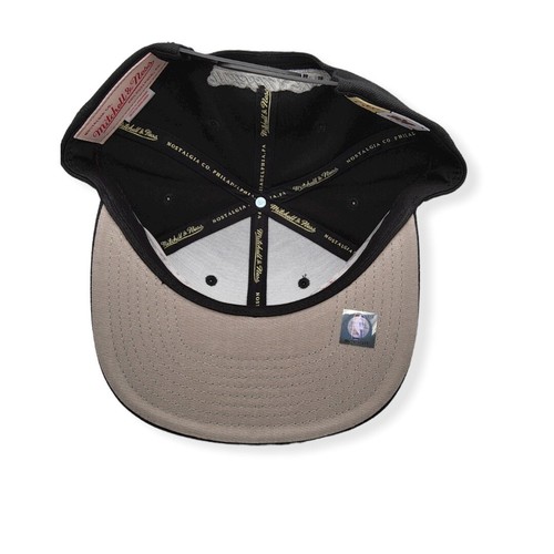 Mitchell & Ness Seattle Supersonics Black & Silver HWC Adjustable Snapback Hat - Picture 5 of 6
