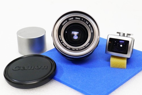 Canon Rangefinder 19mm f3.5 Super Wide Angle L39 SM Lens Set w/View Finder Minty - Picture 2 of 16