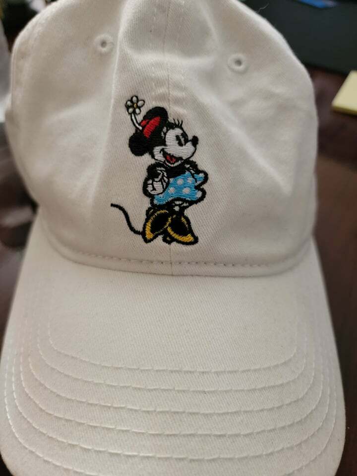 Minnie Mouse Women's Golf Cup, Baseball Cap White NEW Disney Adjustable eBay