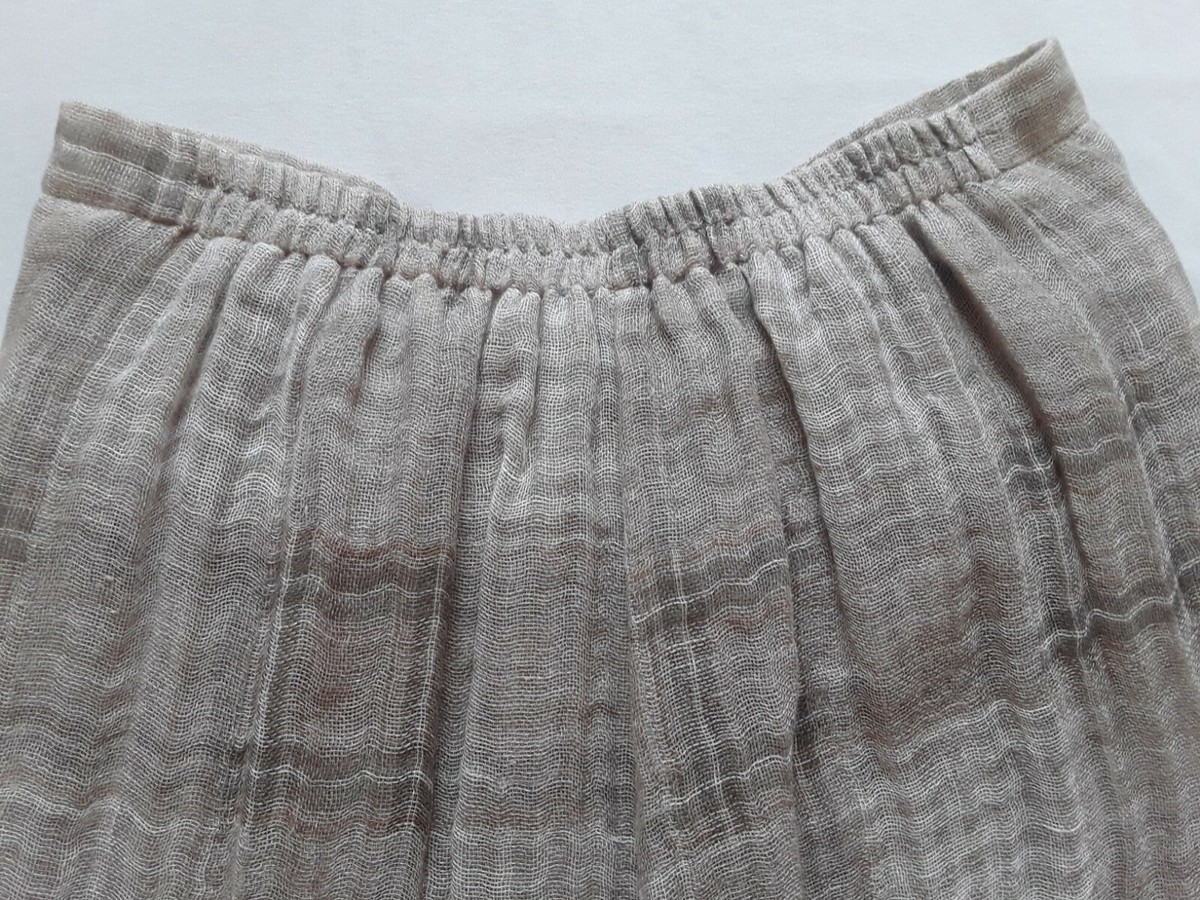 Jupe-culotte Femme CREA CONCEPT En Lin 100% - Taille 38 - Beige Taupe - Neuf Avec étiquettes
