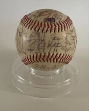 1997 BOISE HAWKS CLASS A ANAHEIM ANGELS TEAM SIGNED BASEBALL