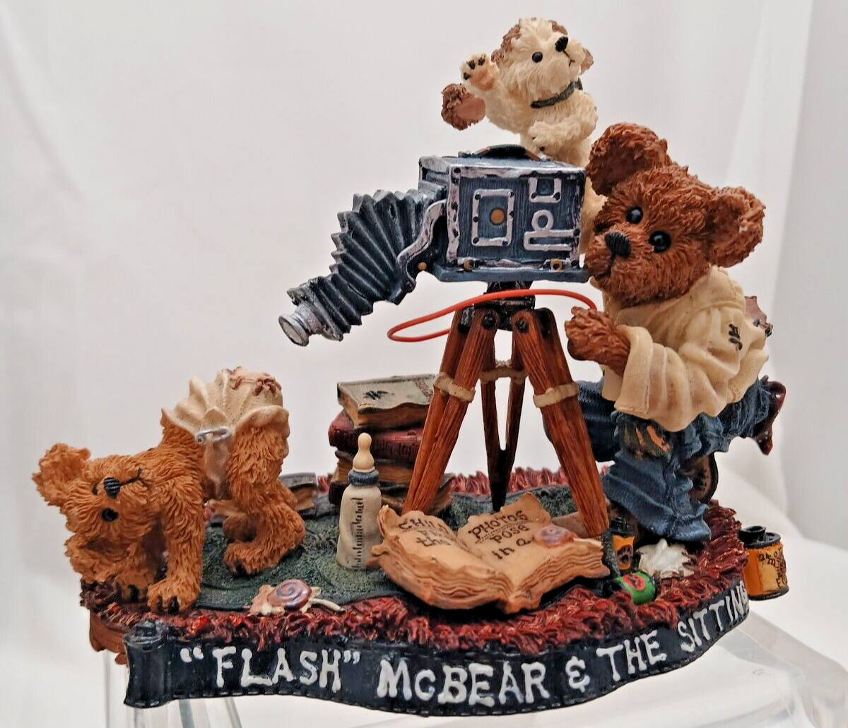Boyds Bears # 227721 Flash McBear and The Sitting W/Box | eBay