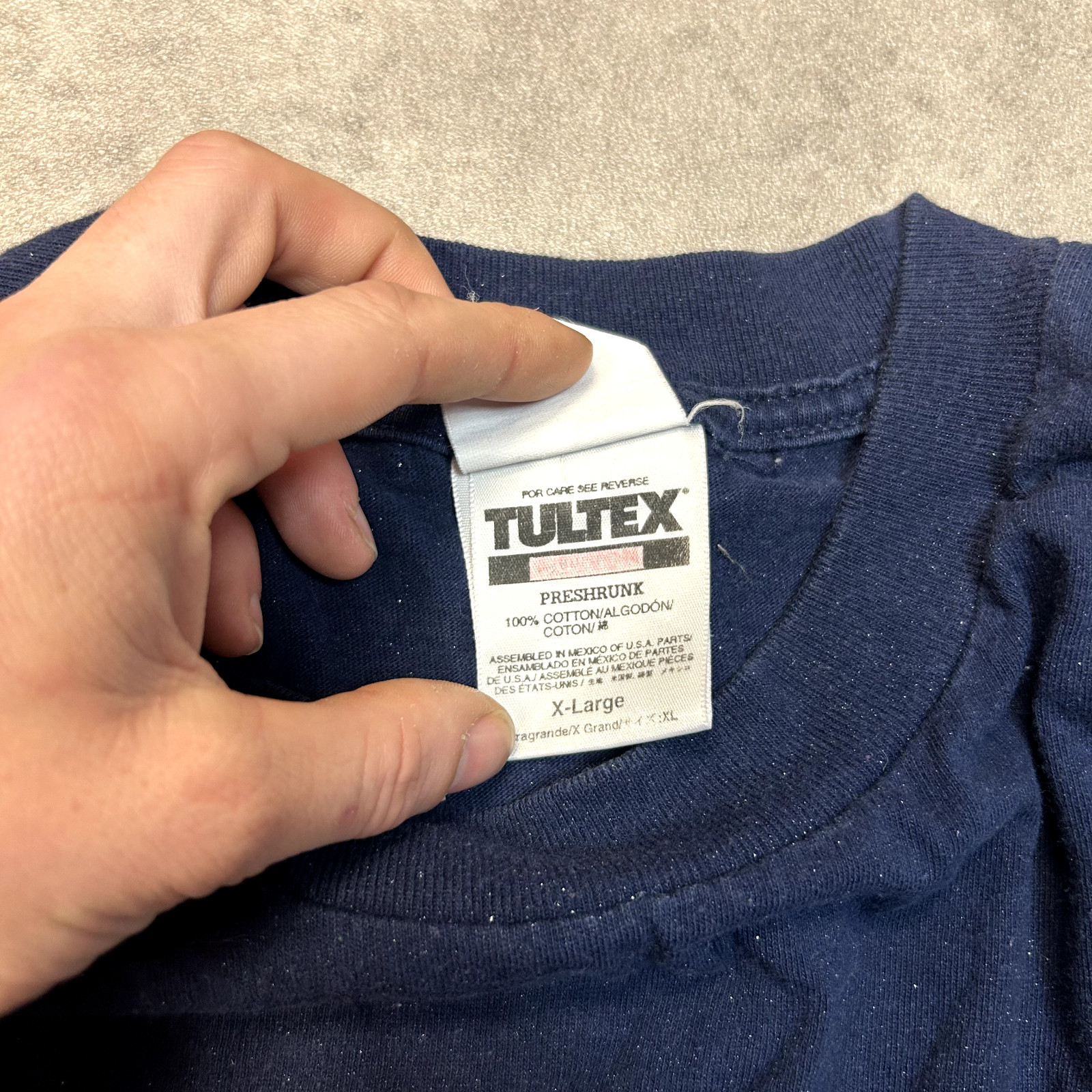 Tultex Seuss Wear T-Shirt Mens XL Y2K The Grinch Who Stole Christmas Tee, Navy image 8