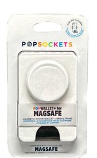 PopSockets Popwallet Plus MagSafe Blanc Fresh Textured Pop Socket Pop Wallet