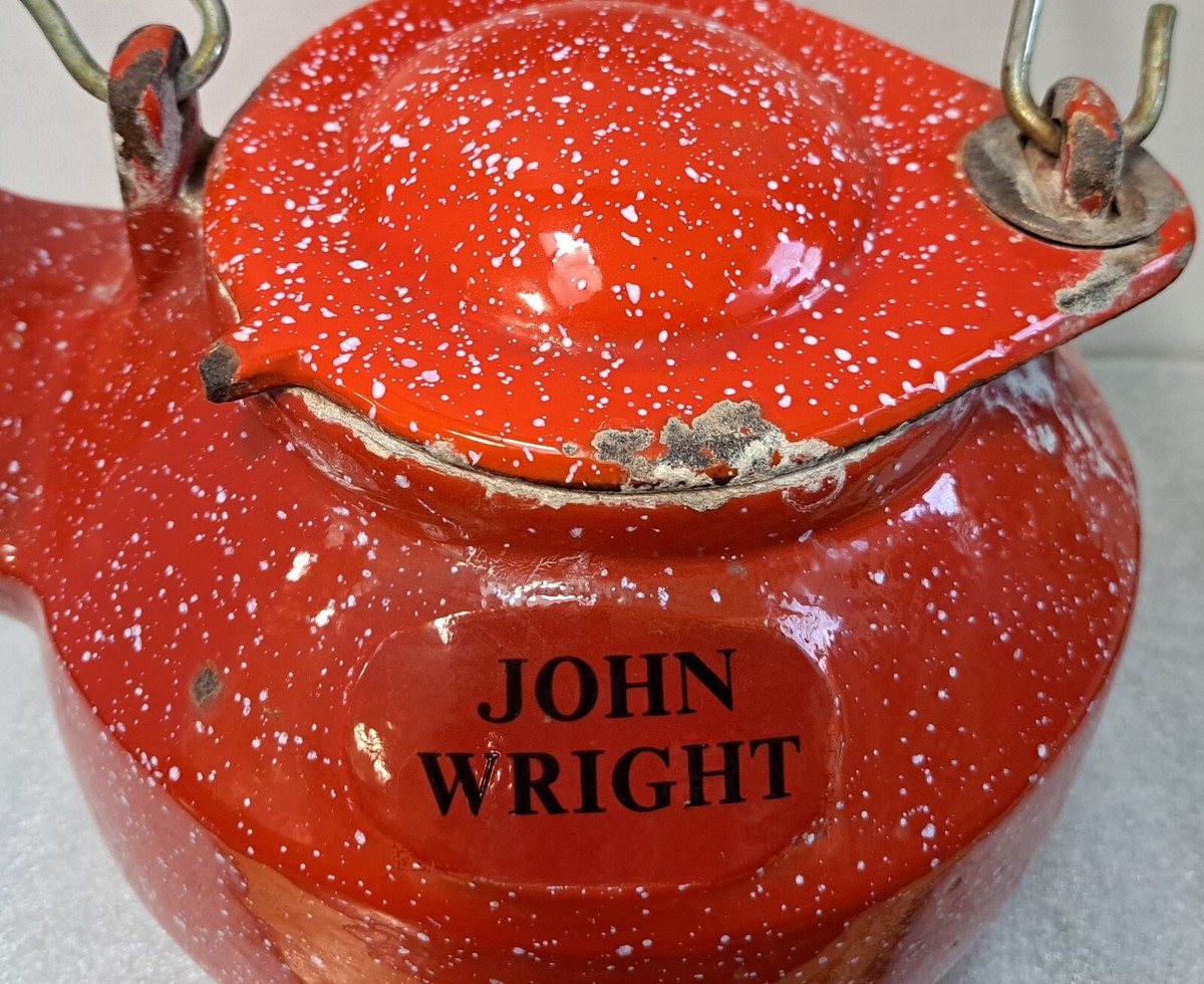 美品　ビンテージ品JOHN WRIGHT社の2.0L アルミ鋳造製ケトル 美品 ビンテージ品JOHN WRIGHT社の2.0L アルミ鋳造製ケトル