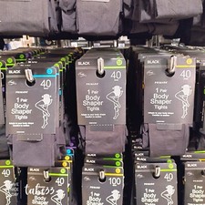 Damen-Strumpfhosen Body Bum & Tum scharf 40 Denier Primark schwarz S M L XL