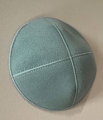 20PK- Suede Kippah Yarmulka Jewish Kippa Yamaka Kipah Kipot Stylish Blue Seafoam