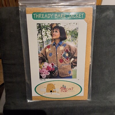 Thready Bare Jacket Pattern Quilt Pattern The Thread Bare TBJ-96 Plush Felt