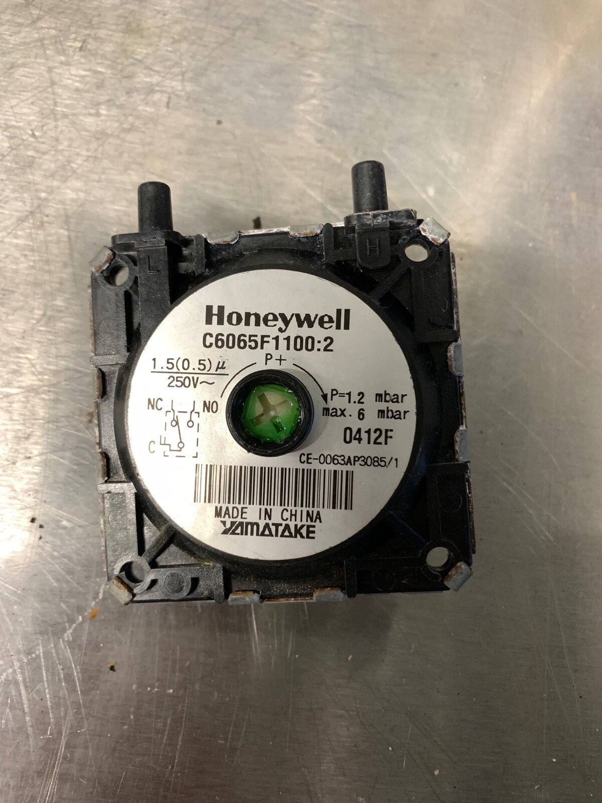 BAXI 105 E AIR PRESSURE SWITCH C6065F11002 eBay