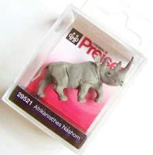 HO Preiser 29521 African Rhinoceros for Zoo or Circus diorama : Rhino Figure 
