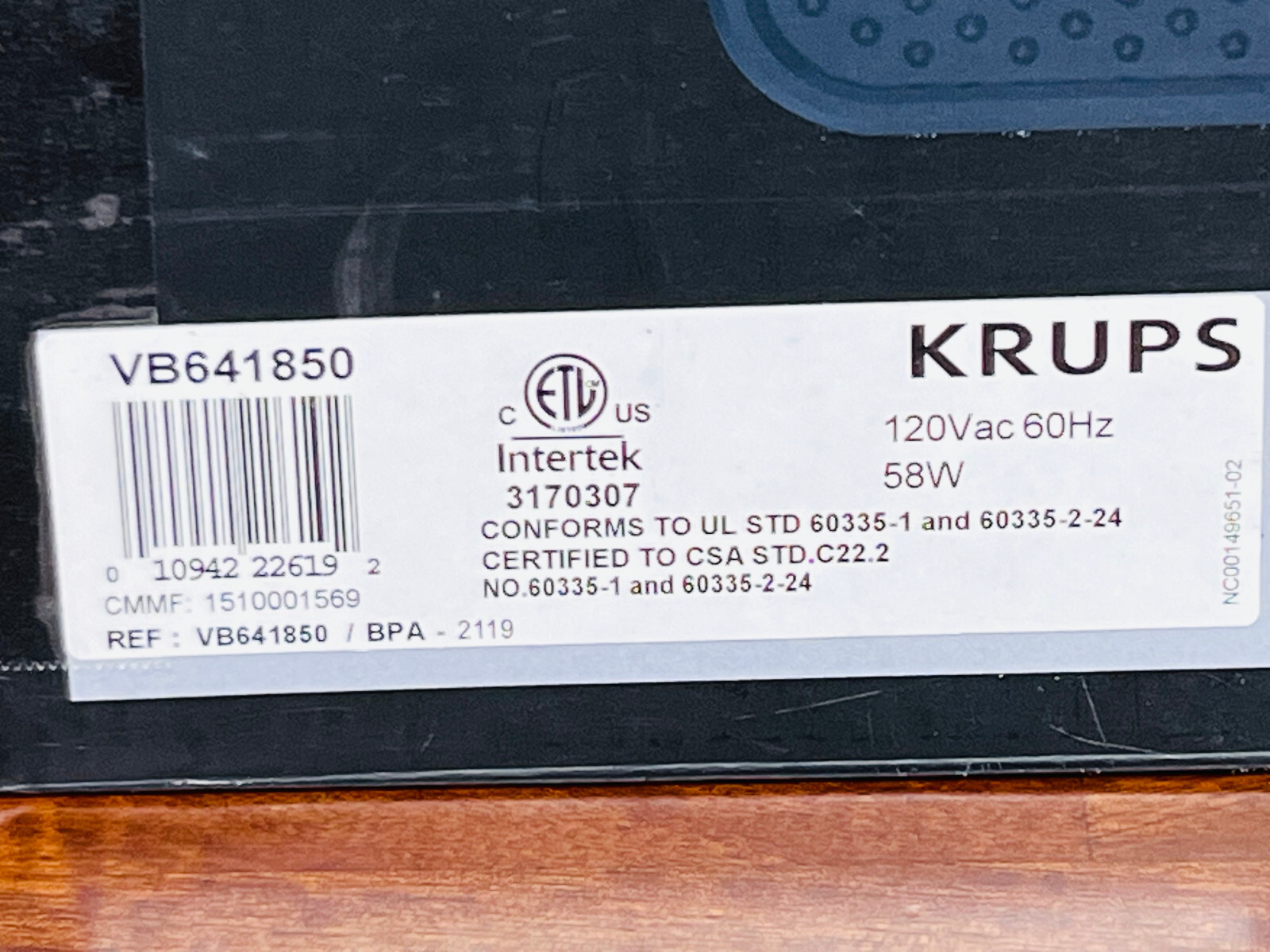 KRUPS Hopsy VB641850 The Sub Compact Draft Beer Dispenser NEW