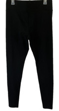 LOGO Layers Lori Goldstein Leggings Black Sz S Pull On A236704 Women CB62B