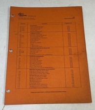 Vintage 1984 Lake Region Water Skis Brochure Price List 2 Pages