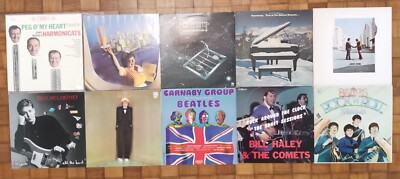 Konvolut 3. 10 alte Vinyl Alben 33 Türme. Vintage Vinyl Discs Jerry Murad.