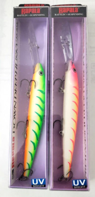 RAPALA DHJ-14 DOWN DEEP HUSKY JERK BAIT (LOT OF 2)