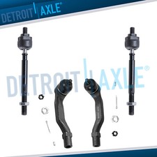 4pc Front Inner Outer Tie Rod End Steering Links Kit for 1997 - 2001 Honda CR-V