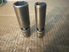 Snap-on 2 Pc 38 Dr Impact Swivel Spark Plug Sockets 58  1316 Usa Read 