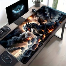 40 90cm Dragon Design Mouse Pad Extra-Large Dragon Design Mouse Pad - Non-Slip,