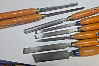 8x Robert Sorby Turning Tool Set Large Chisels Mixed Types