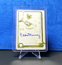 Marketplace image: Topps Chrome 2025 Eddie Murray Legends Auto Yellow Plate 1/1 CLA-EMU