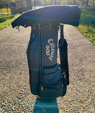 Callaway Big Bertha Hawkeye Cart Golf Bag Blue/Black w/6 Divider 11 Zip Pockets