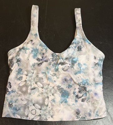 Lululemon Align Tank Kaleidofloral Multi Color A/B Cup Light Support Size 0