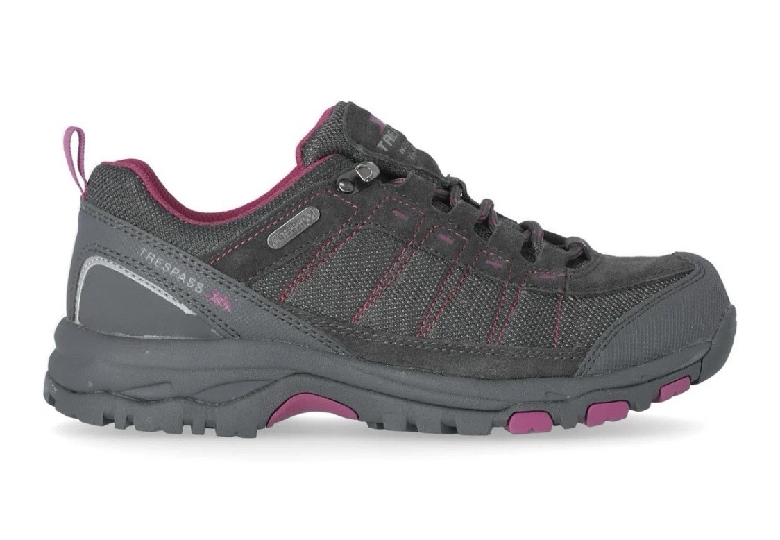 Trespass Women's Walking Shoes Scree Grey Size 6 - Image 2