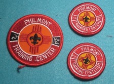Philmont Scout Ranch Training Center Patch Lot Of Three