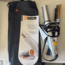 INSTYLER Rotating Hot Curling Iron Hair 1.25" Barrel Smoother Brush Model IS1001