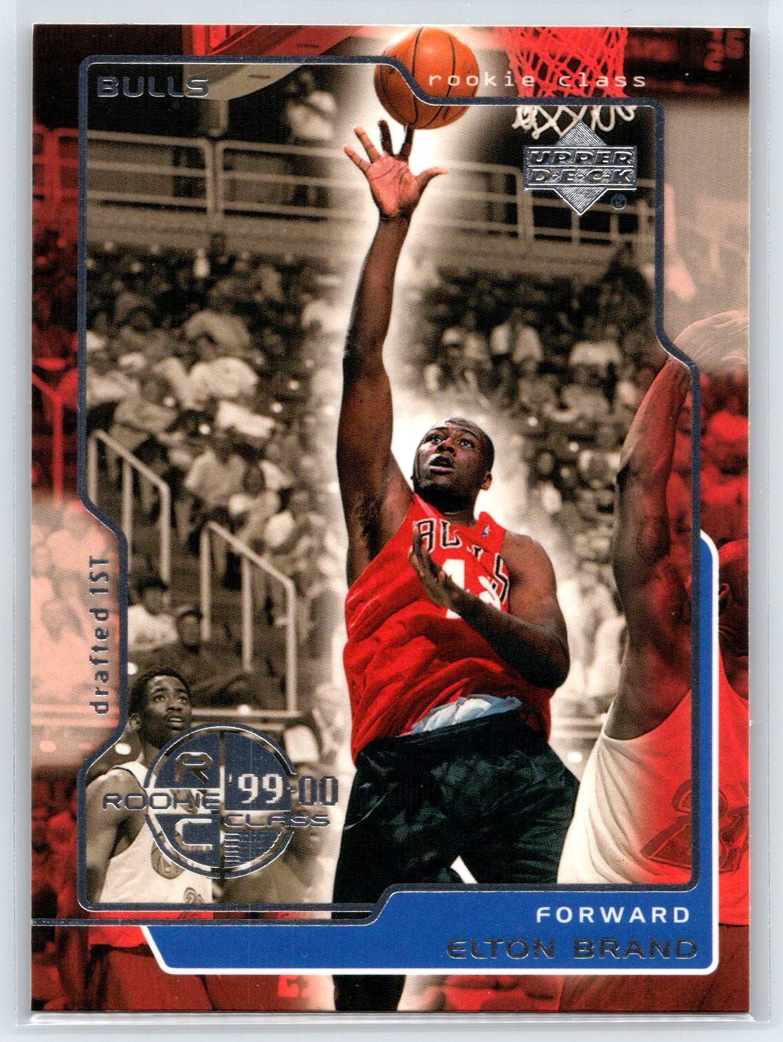 1999-00 Upper Deck Elton Brand Rookie Chicago Bulls RC #156