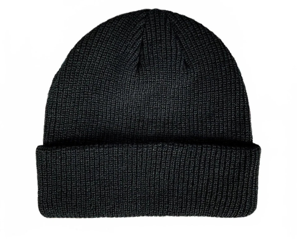 Gorro Stussy Basic Puño Nuevo con Etiquetas Negro.  Envío el mismo día eBay’s más barato Foto 2 de 3
