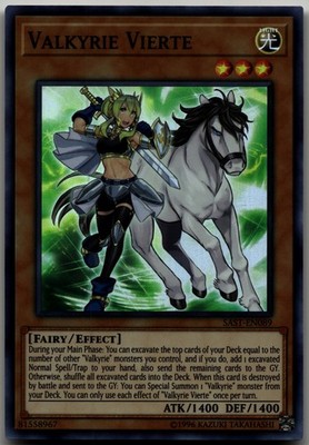 Valkyrie Vierte Super Rare Savage Strike SAST-EN089 LP