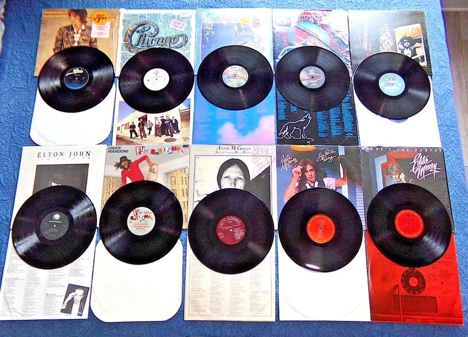 20 Vintage 1980s Vinyl LP Record Albums LOT Soft & Pop Rock / Tested Foto 3 de 4