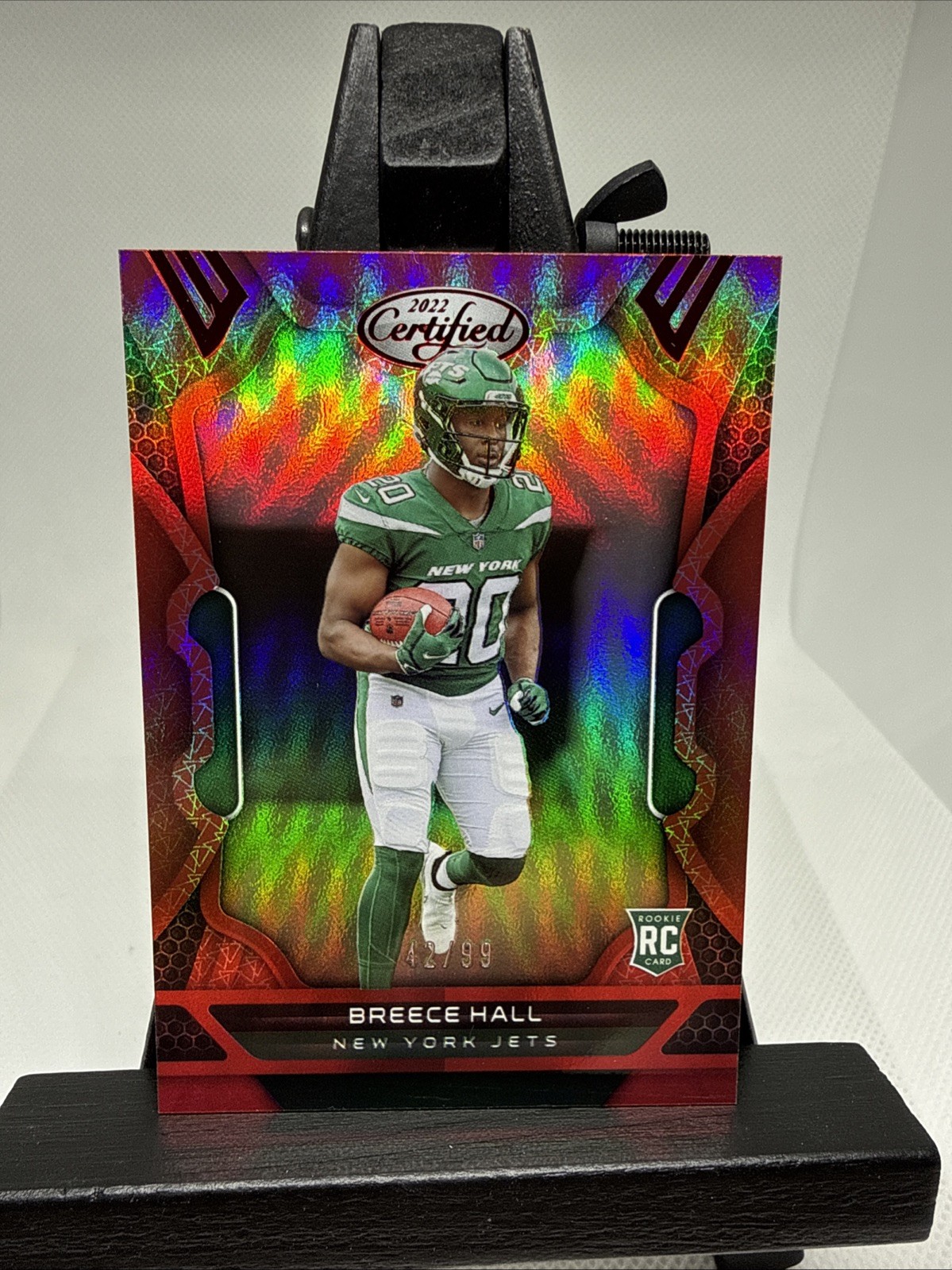2022 Panini Certified - Rookies Breece Hall #107 Mirror Red /99