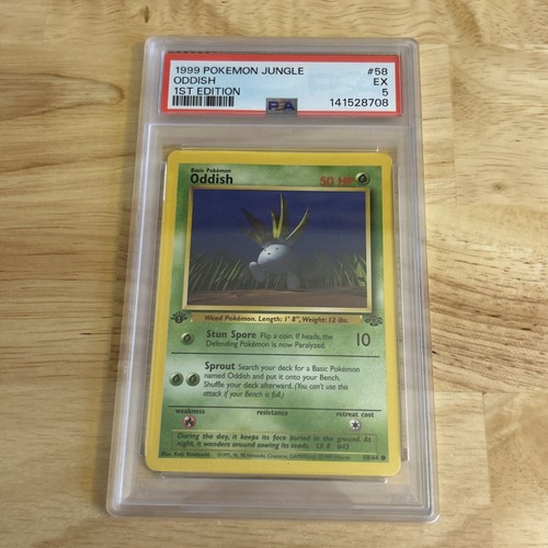 Oddish (1st Edition) graded PSA 5 for sale on eBay