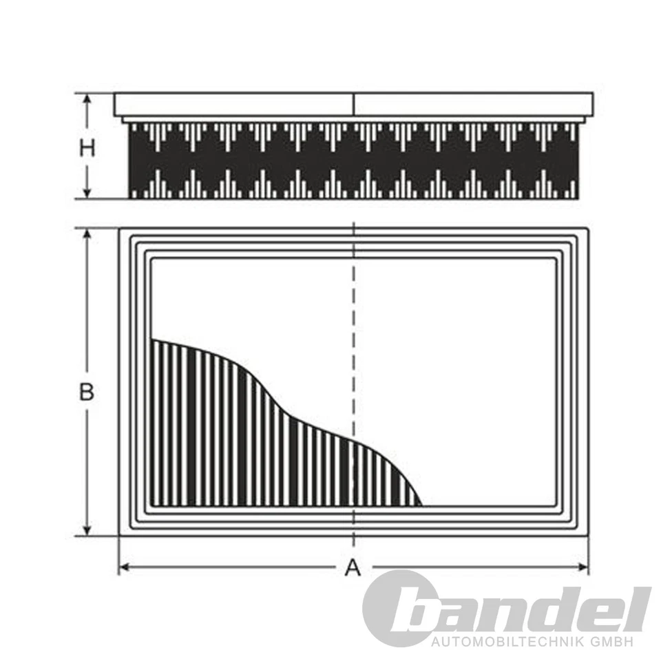 Filtre À Air Compatible Avec VW AMAROK (2HA, 2HB, S1B, S6B, S7A, S7B) - Photo 2/2