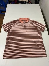 Walt Disney Nike Polo Shirt 2XL Pink Golf Performance Stripe Casual Preppy Retro