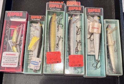 Leurre De Pêche Rapala Flottant – Vintage Hopea 11 S – Argent – Bois