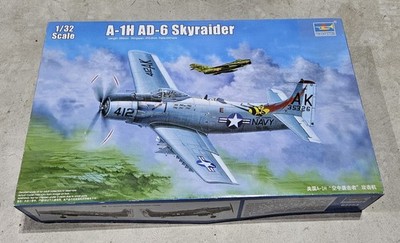 1/32 A-1H Skyraider model kit by Trumpeter + Aftermarket Extras!!