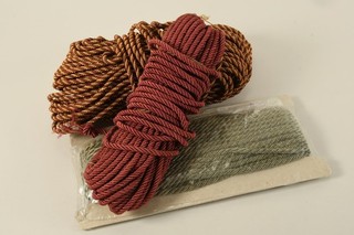 C72G24 3x decorative cord furniture cord in 3 variants by the meter mixed fabric