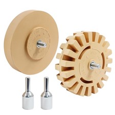 2 Pcs Decal Remover Eraser Wheel Rubber Eraser Wheel Tool Kit for Cars RV Mot...