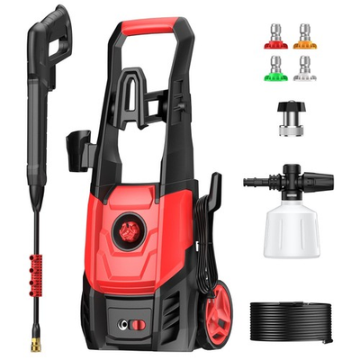 #ad Electric Pressure Washer 2.5 GPM Power Washer with 4 Quick Connect Nozzles ... $130.88