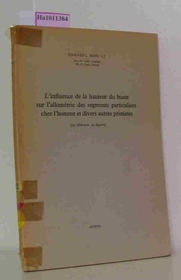 L'influence de la hauteur du buste sur l'allometrie des segments particuliers ch