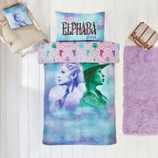 Wicked Glinda & Elphaba Single Duvet Quilt Cover & Pillowcase Set Children's