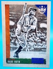 2022 Panini Diamond Kings Baseball Artist Proof Blue BABE RUTH #1 